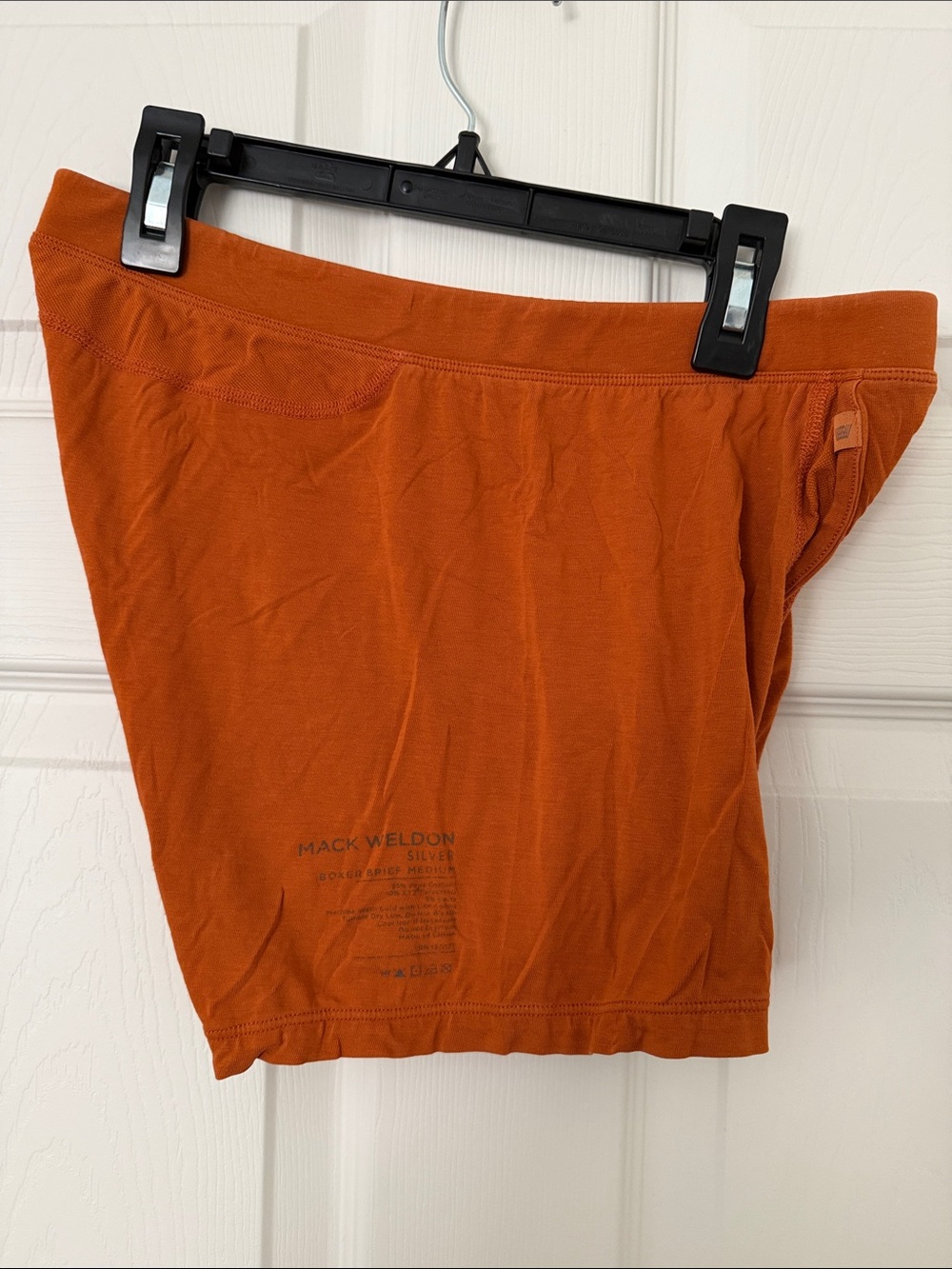 Mack Weldon Rust Orange Boxer Brief